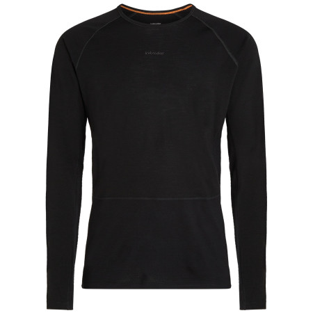 T-shirt fonctionnel homme Icebreaker Men Merino 200 ZoneKnit LS Crewe noir Black