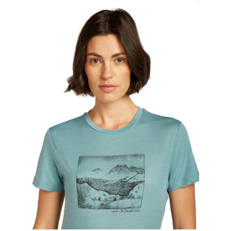 T-shirt femme Icebreaker Women Merino 150 Tech Lite SS Tee Terrain