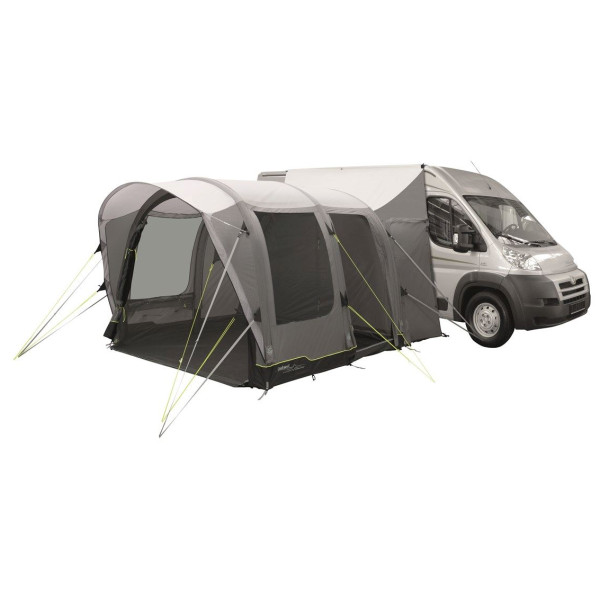 Auvent Universel Eurotrail Pour Caravane – 660-700 Cm, 300x240 Cm, 100% Polyester, SPF 50 – Gris, Sac Inclus