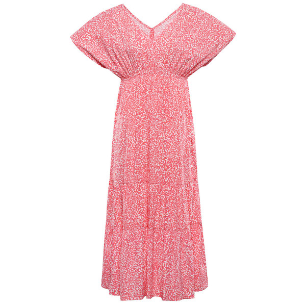 Robe femme Alpine Pro Graana rouge / blanc calypso coral