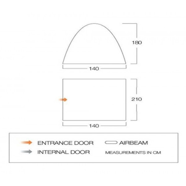 Cabine tente Vango BR003 - Free-Standing Bedroom