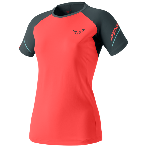 T-shirt fonctionnel femme Dynafit Alpine Pro W rouge / gris hot coral