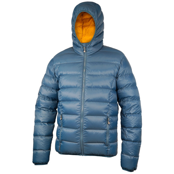 Doudoune homme Warmpeace Vernon bleu / orange majolica blue/nugget gold