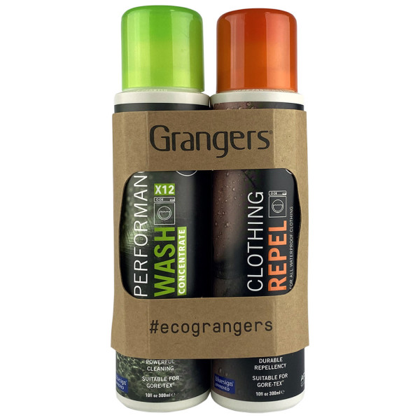 Produit nettoyage Granger's Performance Wash + Clothing Repel vert