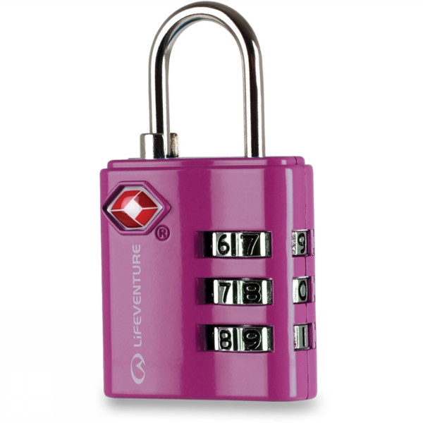 Cadenas LifeVenture TSA Combi Lock rose Pink