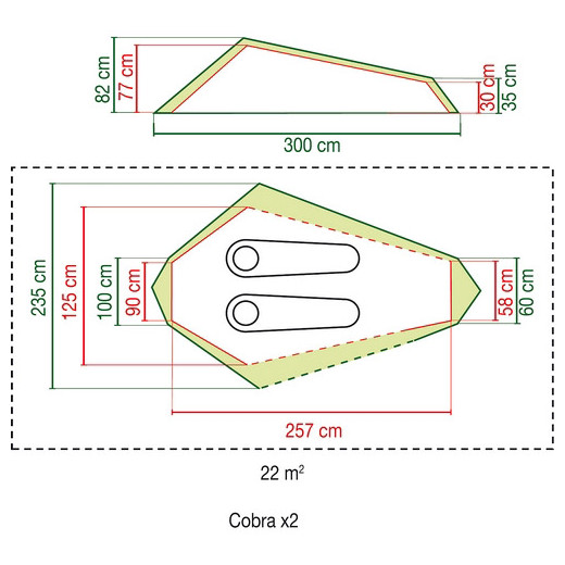 Tente ultra-légères Coleman Cobra 2