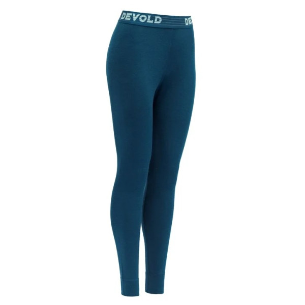 Pantalon sous-vêtement femme Devold Expedition Long Johns bleue Flood