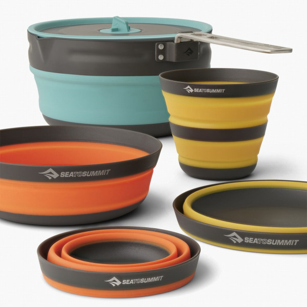 Set de vaisselle Sea to Summit Frontier UL Collapsible Pot Cook Set