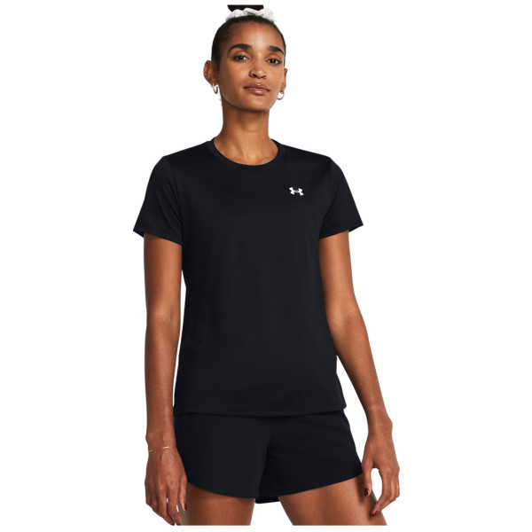 T-shirt femme Under Armour Tech SSC - Solid noir Black / / White