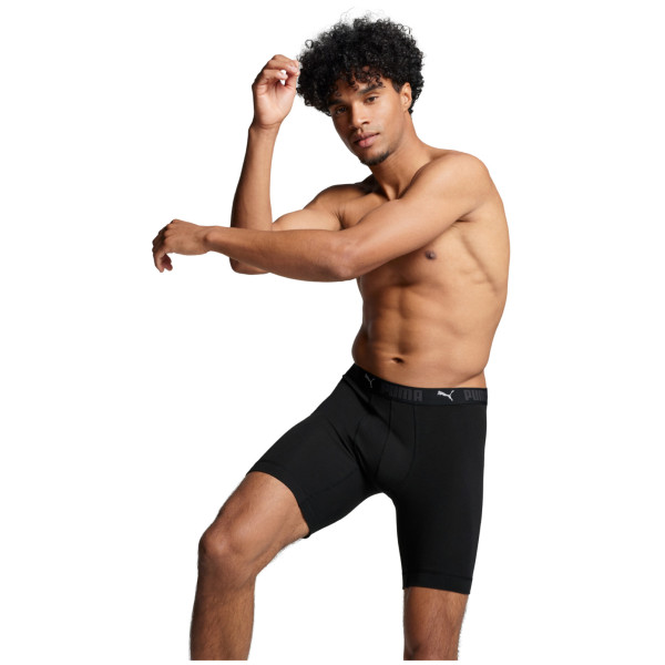 Caleçon homme Puma Sport Cotton Long Boxers 2P