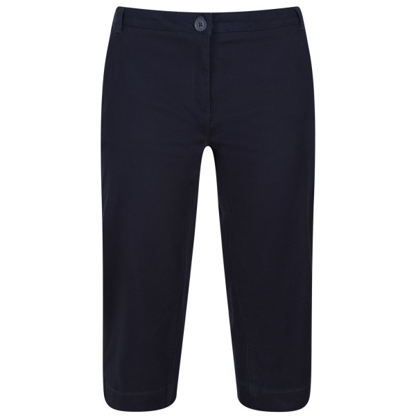 Pantalon 3/4 femme Regatta Bayla Capri bleue Navy