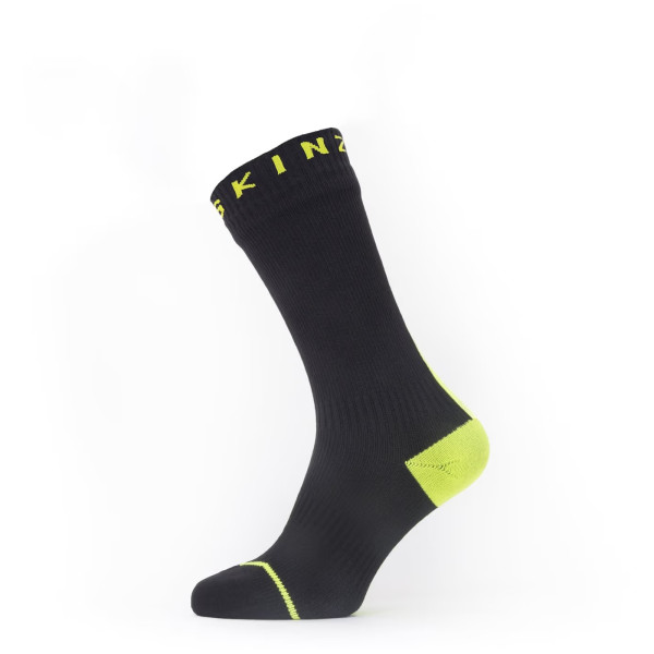 Chaussettes imperméables SealSkinz Briston 2023 vert Black/Neon Yellow