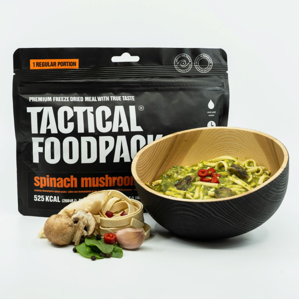 Repas Tactical Foodpack Spinach Mushroom Pasta 110g