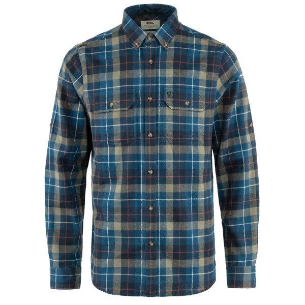 Chemise homme Fjällräven Singi Heavy Flannel Shirt M bleu foncé Navy