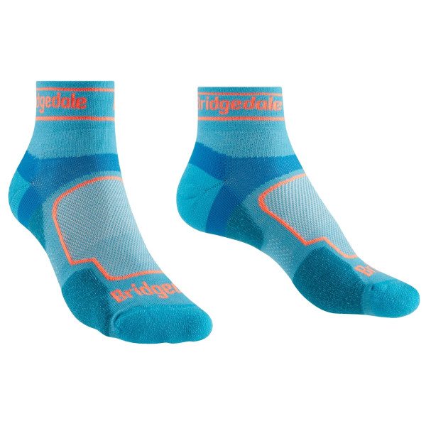 Chaussettes femme Bridgedale Trail Run UL T2 CS Low Women's bleue blue/436