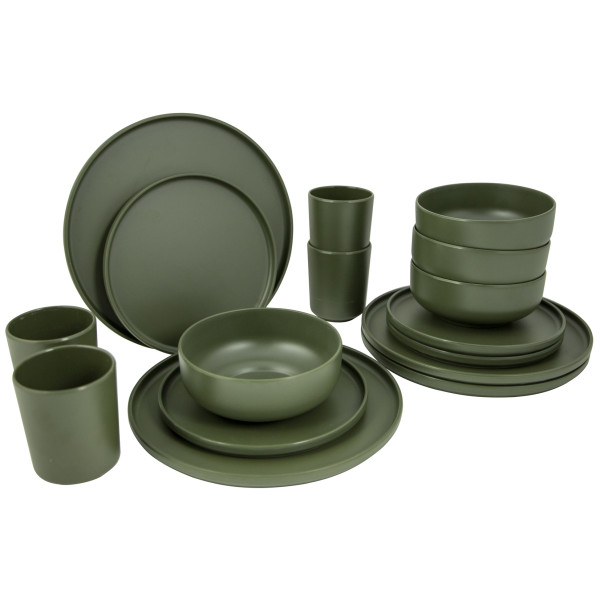 Set de vaisselle Bo-Camp Patom 16 ks green Green