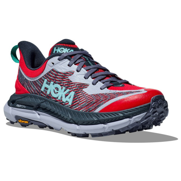 Chaussures femme Hoka W Mafate Speed 4 rouge Cerise / Stormy Skies