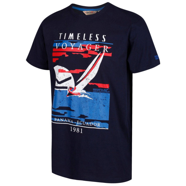 T-shirt homme Regatta Cline III kr. rukáv bleu foncé Navy