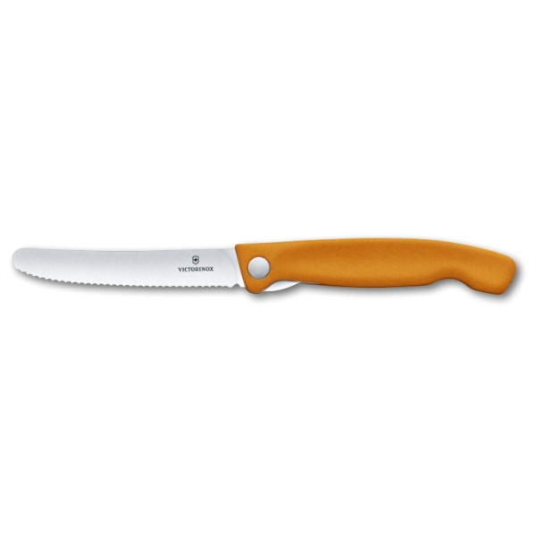 Coteau pliant Victorinox Swiss Classic - vlnkové ostří orange Orange