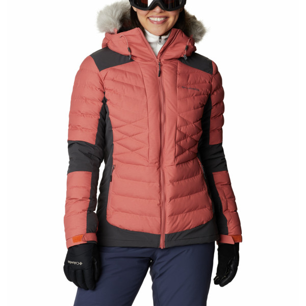 Veste femme Columbia Bird Mountain™ Insulated Jkt rose / noir Dark Coral, Shark