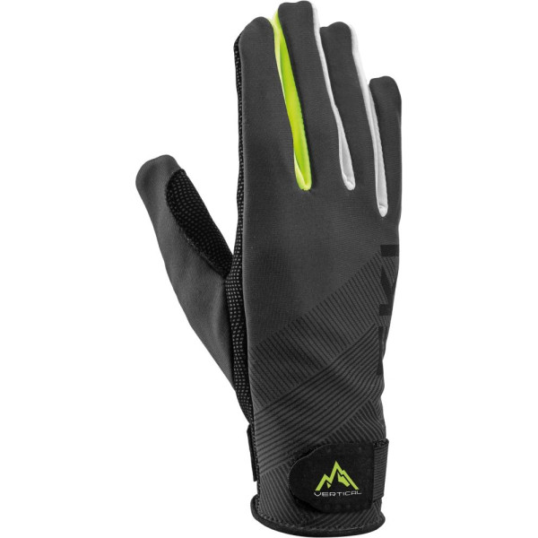 Gants ski Leki Guide vert charcoal-neon yellow-white