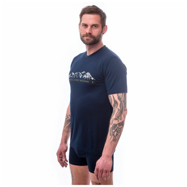 T-shirt fonctionnel homme Sensor Merino Active Pt Mountains