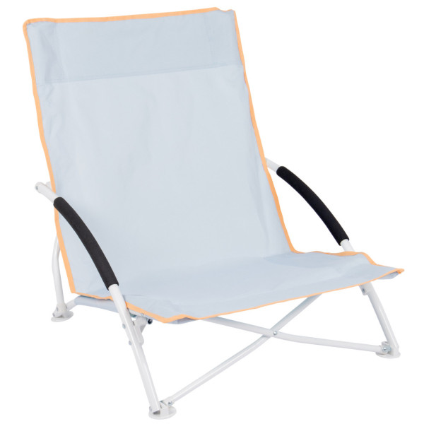 Chaise longue de plage Bo-Camp Saint-Malo bleu clair Blue