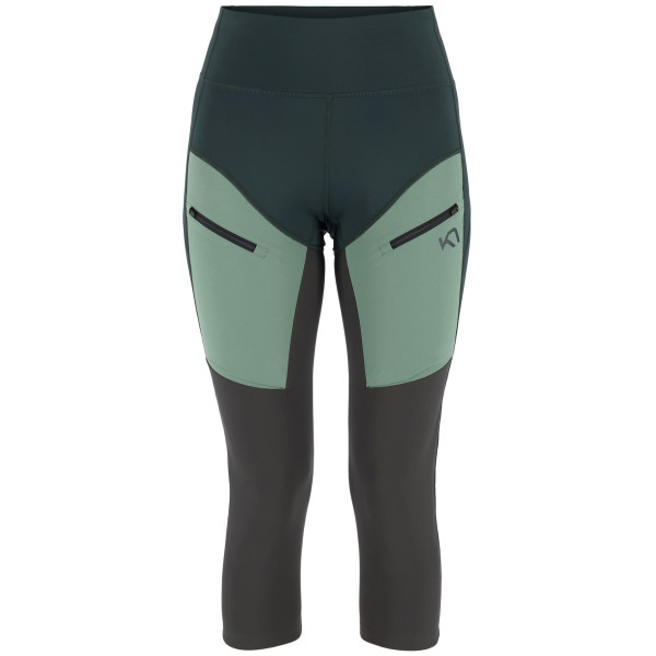 Leggings 3/4 femme Kari Traa Ane Hiking Capri green Pine