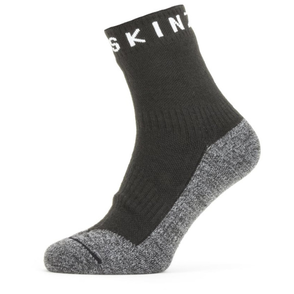 Chaussettes imperméables SealSkinz Somerton noir / gris black/grey marl/white