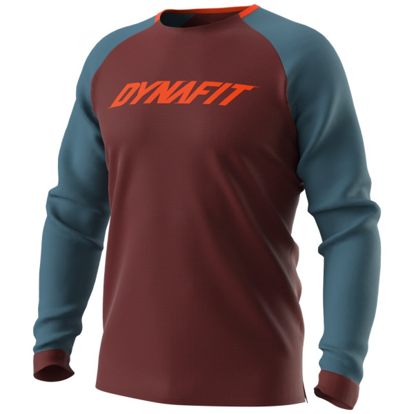 T-shirt fonctionnel homme Dynafit Ride L/S M rouge / bleu 1571 - syrah/8160