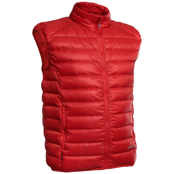 Gilet en duvet homme Warmpeace Drake 2023 rouge Chilly