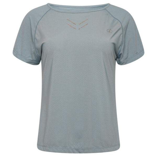 T-shirt femme Dare 2b Cyrstallize Tee bleu / gris Bluestone