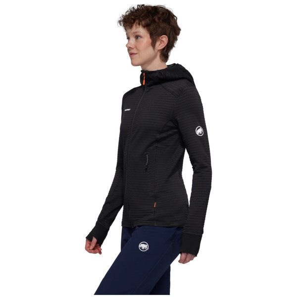 Veste polaire fonctionnelle femme Mammut Taiss Light ML Hooded Jacket Women