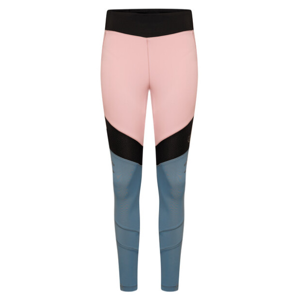 Leggings femmes Dare 2b BorntoShineLeggng rose / bleu PwdrPink/Blk