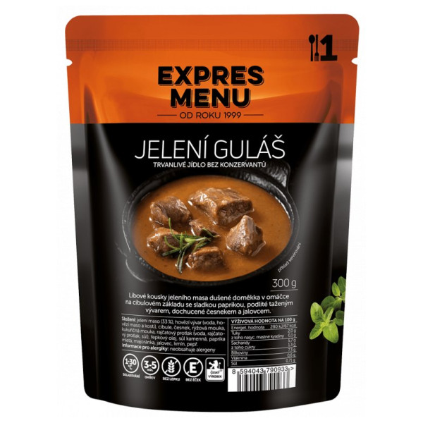 Repas prêt à manger Expres menu Goulasch de cerf 300 g