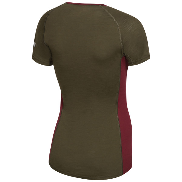 T-shirt femme Zulu Merino Mountains 160 Short Block