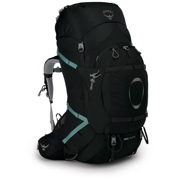 Sac à dos femmes Osprey Ariel Plus 85 vert Black