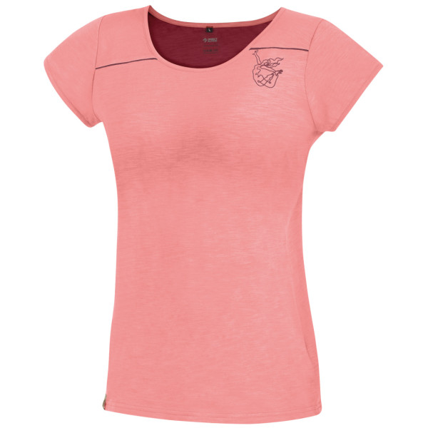 T-shirt femme Direct Alpine Yoga Free Lady rose coral