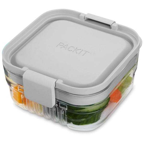 Boîte à goûter Packit Mod Snack Bento Box girs Steel Grey