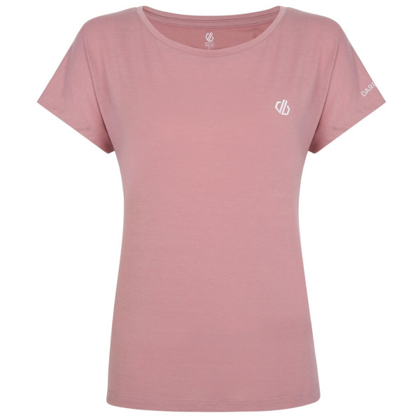 T-shirt femme Dare 2b Persisting Tee rose DuskyRoseMrl