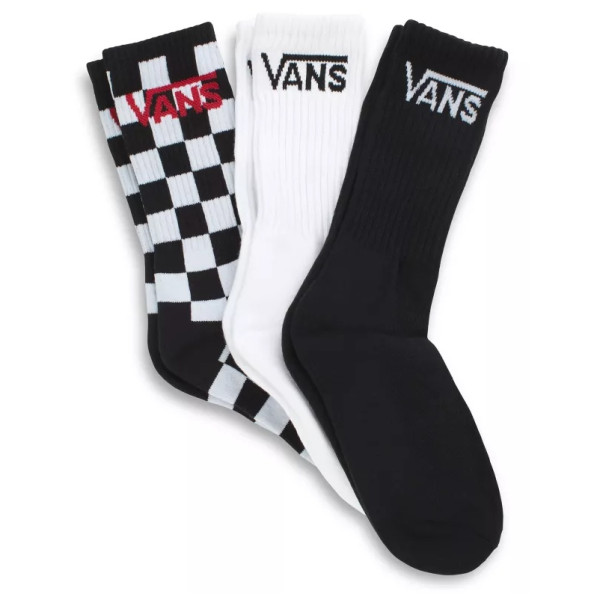 Chaussettes enfant Vans By Classic Crew Boys 3Pk (31,5-36) noir / blanc BlackCheckerboard