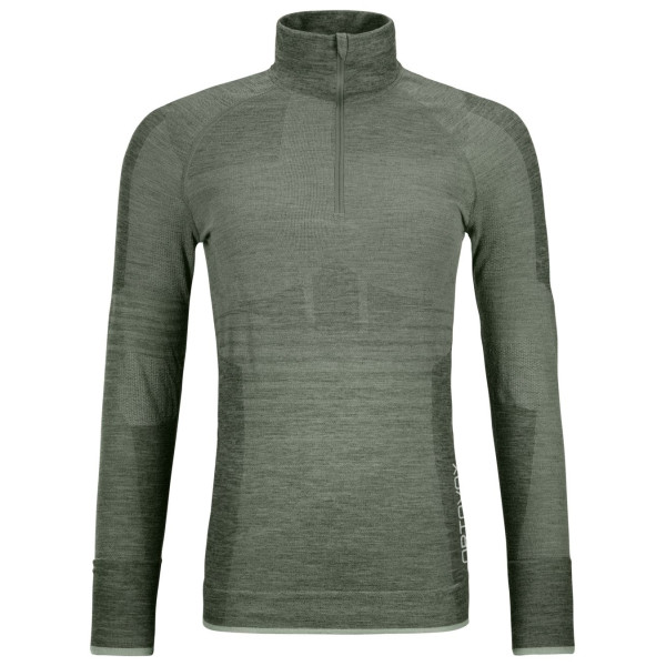 T-shirt fonctionnel femme Ortovox 230 Competition Zip Neck W girs arctic grey