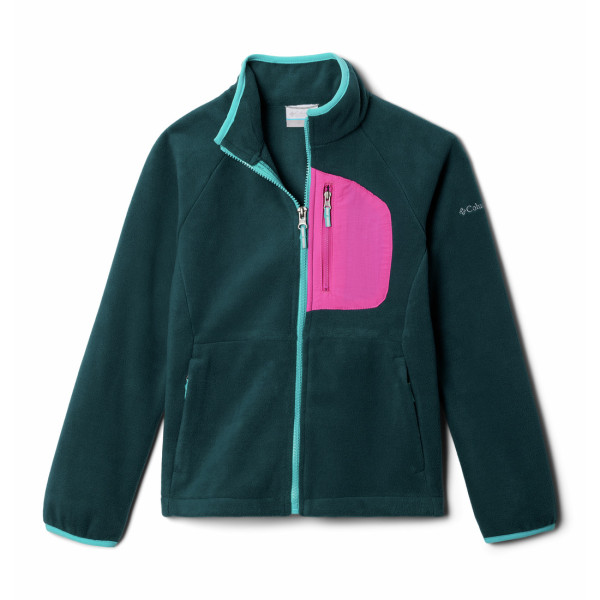 Sweatshirt enfant Columbia Fast Trek™ III Fleece Full Zip bleu / rose Night Wave, Pink Ice