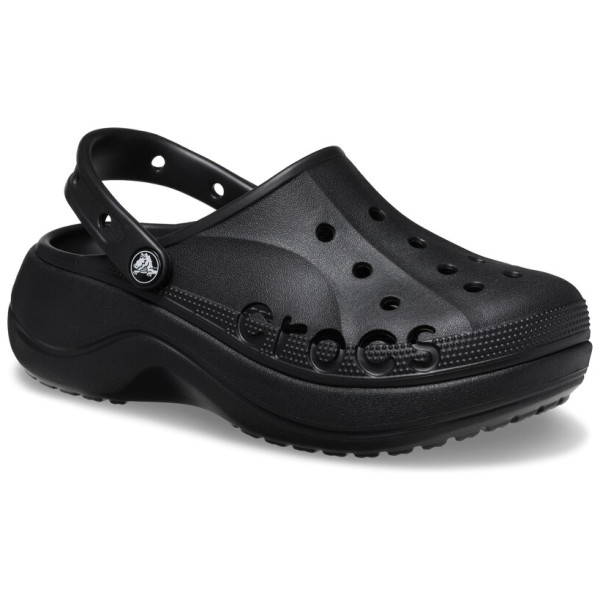 Pantoufles femme Crocs Baya Platform Clog vert Black