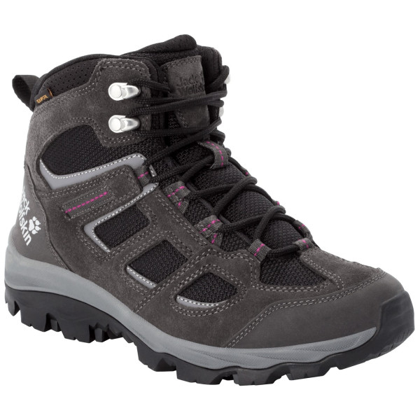 Chaussures femme Jack Wolfskin Vojo 3 Texapore Mid W 2022 noir / violet DarkSteel/Purple