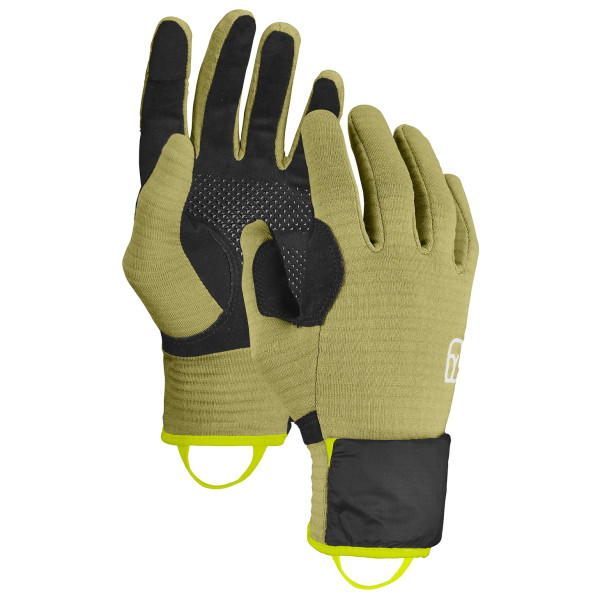 Gants Ortovox Fleece Grid Cover Glove M green sweet alison