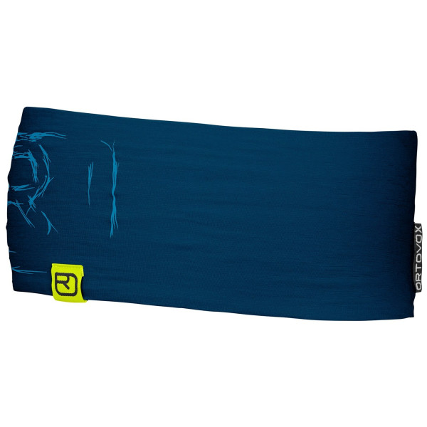 Bandeau Ortovox 120 Tec Logo Headband bleue Petrol Blue