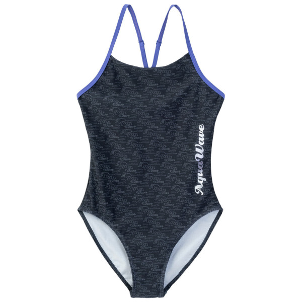 Maillot bain enfant Aquawave Sublime Jr gris / bleu India Ink/Blue Iris