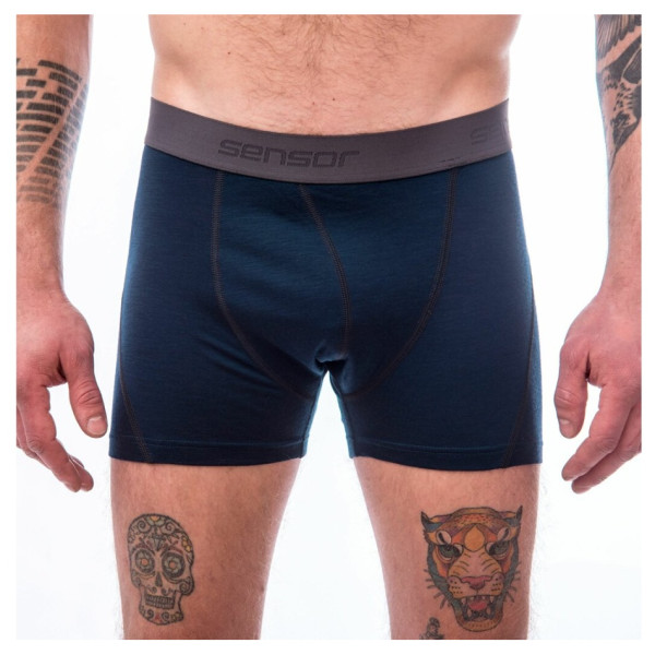 Short homme Sensor Merino Active Deep Blue