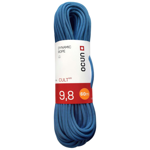 Corde d'escalade Ocún CULT WR 9,8mm 40m bleue Blue/Marin